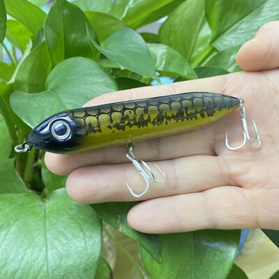 1vnt 100mm 12g pieštukas Žvejybos spook masalai Plaukiojantis dirbtinis masalas Kietas plastikas Swimbait lydekos ešerių upėtakių masalai Žvejyba PE017