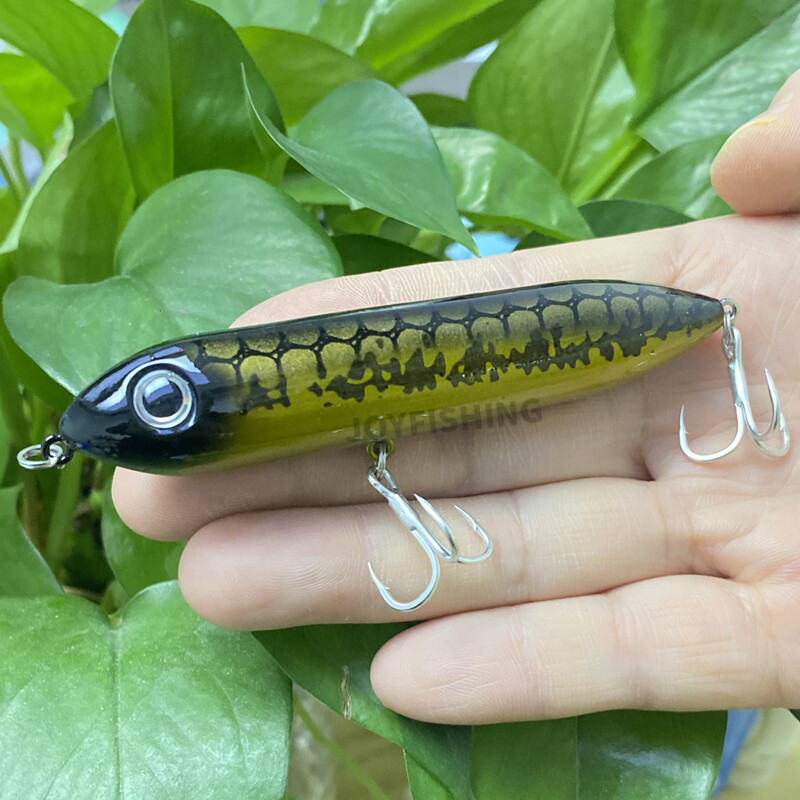 1vnt 100mm 12g pieštukas Žvejybos spook masalai Plaukiojantis dirbtinis masalas Kietas plastikas Swimbait lydekos ešerių upėtakių masalai Žvejyba PE017