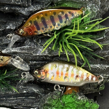 1 бр. Sinking Minnow 45 mm 3,8 g Японски дизайн Stream риболовна примамка Джеркбейт Воблери Пъстърва Костур Bass Tackle Isca Artificial 9137