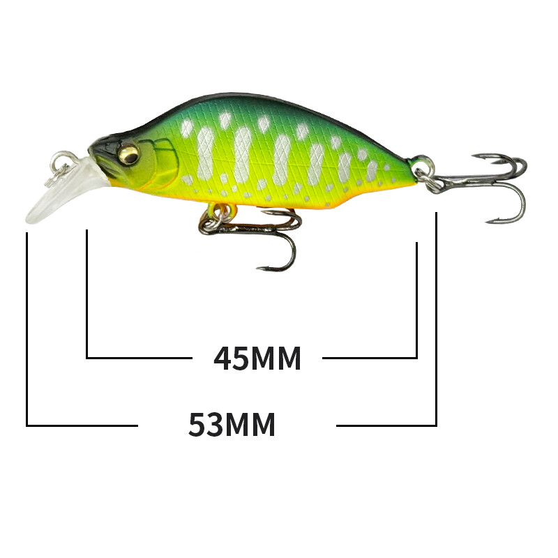 1vnt Skęstantis Minnow 45mm 3,8g Japan Design Stream žvejybos masalas Jerkbait Vobleriai Upėtakių ešerių ešerių reikmenys Isca Artificial 9137
