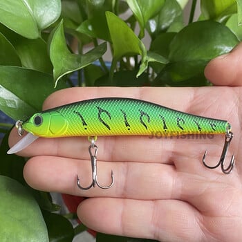 1PCS 90mm 11g плаваща стръв за риболов Minnow Lake Isca Pesca Изкуствена стръв за риболов на пъстърва Minnow Wobbler Изкуствена стръв 9128