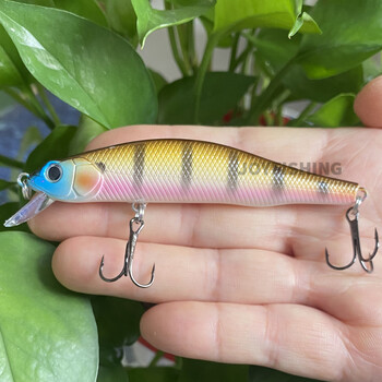 1PCS 90mm 11g плаваща стръв за риболов Minnow Lake Isca Pesca Изкуствена стръв за риболов на пъстърва Minnow Wobbler Изкуствена стръв 9128