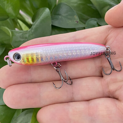 1 vnt. 67 mm 7,1 g pieštuku žvejybos masalas Topwater Doggy Walk Lure Plaukiojantis lazdelinis masalas Saltwater Bass Vobleriai Pesca Carp Fishing 9142