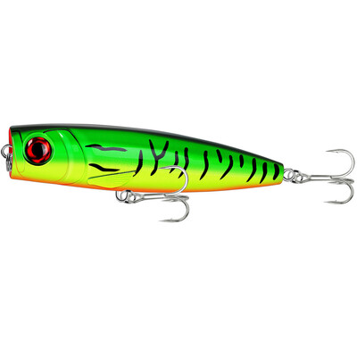 140 mm 59 g Topwater Popper žvejybos masalai paviršiniai sūraus vandens vobleriai, skirti lydekai Swimbait Long Casting dirbtinis kietas masalas