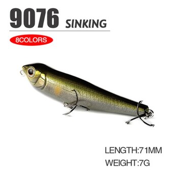 Прозрачни полезни принадлежности Crankbaits Pencil Baits със стоманена топка Minnow Lures Куки за зимен риболов