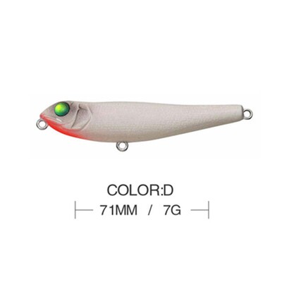 Skaidrūs Naudingi reikmenys Crankbaits pieštukų masalai su plieniniais rutuliais Minnow Lures Žieminės žvejybos žuvų kabliukai