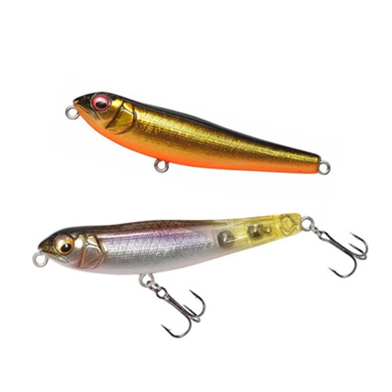 Skaidrūs Naudingi reikmenys Crankbaits pieštukų masalai su plieniniais rutuliais Minnow Lures Žieminės žvejybos žuvų kabliukai