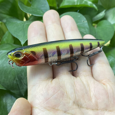 Paviršinis pieštukas žvejybos masalas 85mm 11g Topwater Walk The Dog Stickbait Vobleris Lydeka Bass Pesca Isca Hard Dirbtinis Jerkbait 9236