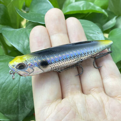 Paviršinis pieštukas žvejybos masalas 85mm 11g Topwater Walk The Dog Stickbait Vobleris Lydeka Bass Pesca Isca Hard Dirbtinis Jerkbait 9236