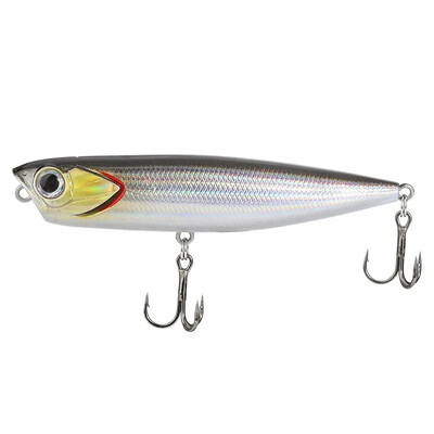 „Topwater“ plaukiojantys pieštukų vobleriai, 5 g, 10 g, 15 g, žūklės masalai „Bass Surface Stickbait“ dirbtiniai vaikščiojimo masalai „Trolling Pesca 50“