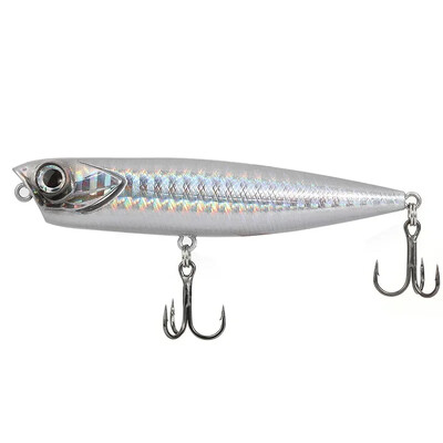 „Topwater“ plaukiojantys pieštukų vobleriai, 5 g, 10 g, 15 g, žūklės masalai „Bass Surface Stickbait“ dirbtiniai vaikščiojimo masalai „Trolling Pesca 50“