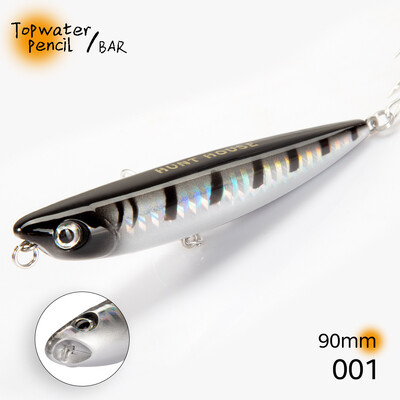 Hunthouse D02 Sparrow pieštukas paviršinės žvejybos masalas Topwater Stickbaits 90/120mm 11,5/26g Top Walkers pesca Bass Tackle LW519