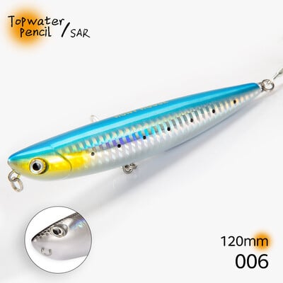 Hunthouse D02 Sparrow pieštukas paviršinės žvejybos masalas Topwater Stickbaits 90/120mm 11,5/26g Top Walkers pesca Bass Tackle LW519
