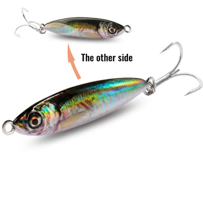 Metalni Jig mamac 20g 30g 40g Spinner 3D Eye Popper Tonuća olovka Spinning ribolovni pribor Udica Swimbait Pesca Spinnerbait mamac