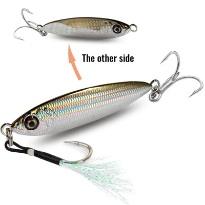 Metalni Jig mamac 20g 30g 40g Spinner 3D Eye Popper Tonuća olovka Spinning ribolovni pribor Udica Swimbait Pesca Spinnerbait mamac