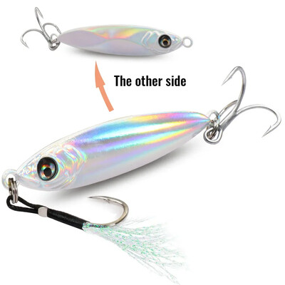 Metalni Jig mamac 20g 30g 40g Spinner 3D Eye Popper Tonuća olovka Spinning ribolovni pribor Udica Swimbait Pesca Spinnerbait mamac