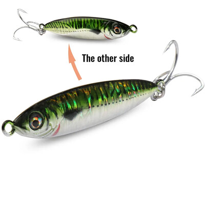 Metalni Jig mamac 20g 30g 40g Spinner 3D Eye Popper Tonuća olovka Spinning ribolovni pribor Udica Swimbait Pesca Spinnerbait mamac