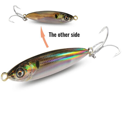 Metalni Jig mamac 20g 30g 40g Spinner 3D Eye Popper Tonuća olovka Spinning ribolovni pribor Udica Swimbait Pesca Spinnerbait mamac