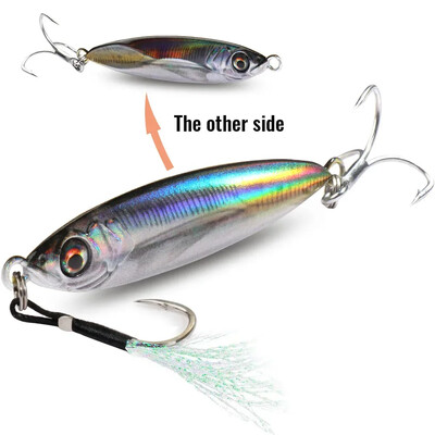 Metalni Jig mamac 20g 30g 40g Spinner 3D Eye Popper Tonuća olovka Spinning ribolovni pribor Udica Swimbait Pesca Spinnerbait mamac