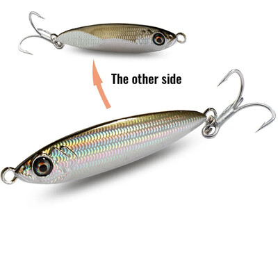 Metalni Jig mamac 20g 30g 40g Spinner 3D Eye Popper Tonuća olovka Spinning ribolovni pribor Udica Swimbait Pesca Spinnerbait mamac