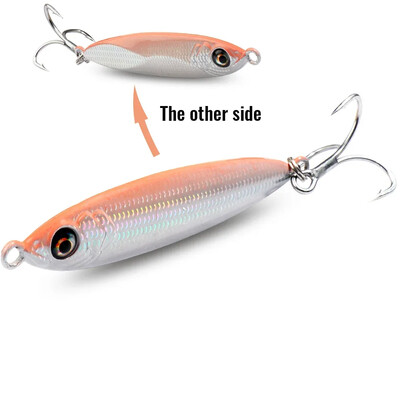 Metalni Jig mamac 20g 30g 40g Spinner 3D Eye Popper Tonuća olovka Spinning ribolovni pribor Udica Swimbait Pesca Spinnerbait mamac