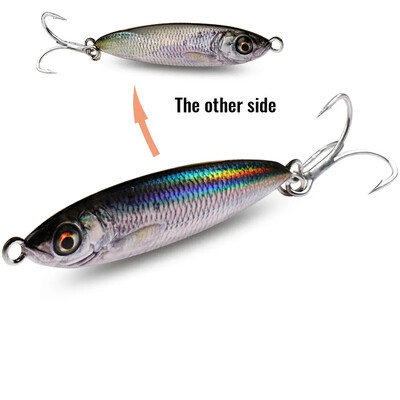 Metalni Jig mamac 20g 30g 40g Spinner 3D Eye Popper Tonuća olovka Spinning ribolovni pribor Udica Swimbait Pesca Spinnerbait mamac