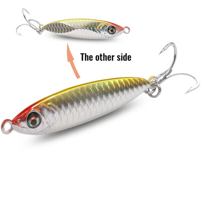 Metalni Jig mamac 20g 30g 40g Spinner 3D Eye Popper Tonuća olovka Spinning ribolovni pribor Udica Swimbait Pesca Spinnerbait mamac