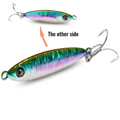 Metalni Jig mamac 20g 30g 40g Spinner 3D Eye Popper Tonuća olovka Spinning ribolovni pribor Udica Swimbait Pesca Spinnerbait mamac