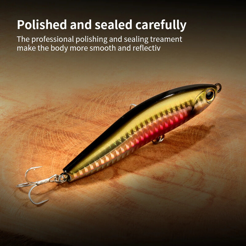 Skęstantis pieštukas 12,5 g 24 g žvejybos masalo svorio sistema Jerkbait Popper Hook Swimbait Pesca Tackle Cast Deep Minnow silikoninis masalas