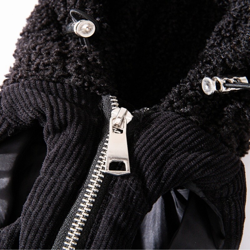 Sportiniai šunų drabužiai Žiemos šilta striukė šuniui su D žiedais raidėmis siuvinėjimas šuniuko katės striukės paltas lauke augintinio liemenė paltas šunų komplektai