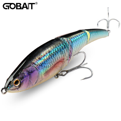 Swimbait 37g 14,5cm mitme liigesega peibutis Aeglaselt uppuv pliiats metallist liigendid VIB Pesca haugi kolmikud konksud karpkala kalastustarbed kõva sööt