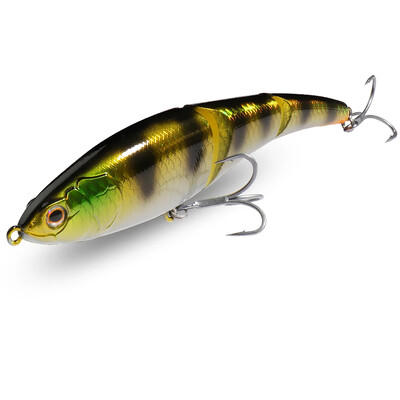 Swimbait 37 g 14,5 cm kelių sąnarių masalas Lėtai skęstantis pieštukas metaliniai sujungimai VIB Pesca lydekos treble kabliukai karpių žvejybos reikmenys kietas masalas