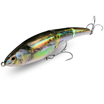 Swimbait 37 g 14,5 cm kelių sąnarių masalas Lėtai skęstantis pieštukas metaliniai sujungimai VIB Pesca lydekos treble kabliukai karpių žvejybos reikmenys kietas masalas