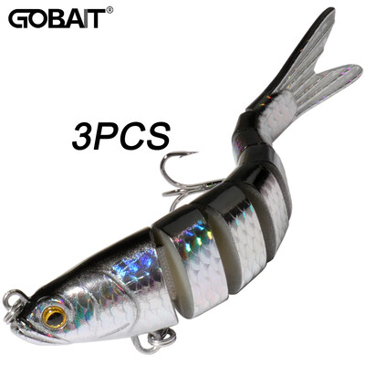 3TK Swimbait 11g 16g 27g Multi Joint Lure uppuv Bionic Swimming Jerkbait Pesca Bass Treble Hook Karpkala kalastustarbed kõva sööt