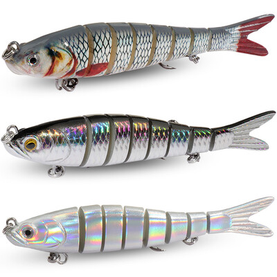 3PCS Swimbait 11g 16g 27g Multi Joint Lure Sinking Bionic Swimming Jerkbait Pesca Bass Treble Hook Pribor za ribolov šarana Tvrdi mamac