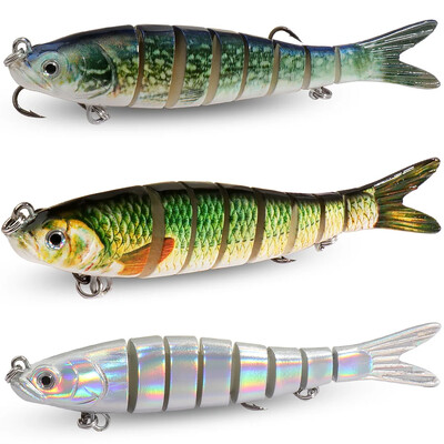 3PCS Swimbait 11g 16g 27g Multi Joint Lure Sinking Bionic Swimming Jerkbait Pesca Bass Treble Hook Pribor za ribolov šarana Tvrdi mamac