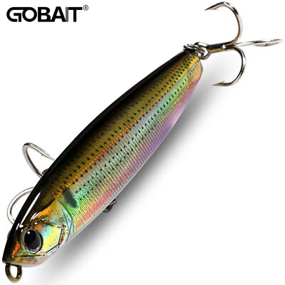 Süllyedő ceruzacsali 24g 10cm Gravitációs transzfer wobbler Swimbait készlet Pesca Jerkbait Hook Popper tengeri horgászfelszerelés mesterséges csali