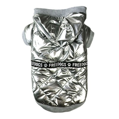 Šilti šunų drabužiai žieminiai stovintys antkakliai, vilnos viduje Bulldogo naminių gyvūnėlių liemenė šuniuko apranga Blizgi šuns striukė Neperpučiami drabužiai