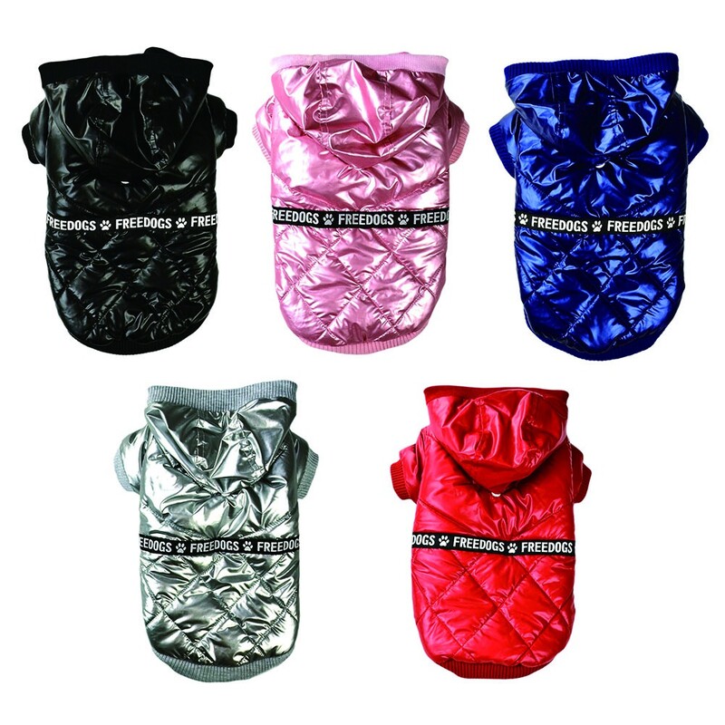 Šilti šunų drabužiai žieminiai stovintys antkakliai, vilnos viduje Bulldogo naminių gyvūnėlių liemenė šuniuko apranga Blizgi šuns striukė Neperpučiami drabužiai