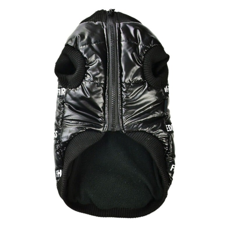 Šilti šunų drabužiai žieminiai stovintys antkakliai, vilnos viduje Bulldogo naminių gyvūnėlių liemenė šuniuko apranga Blizgi šuns striukė Neperpučiami drabužiai