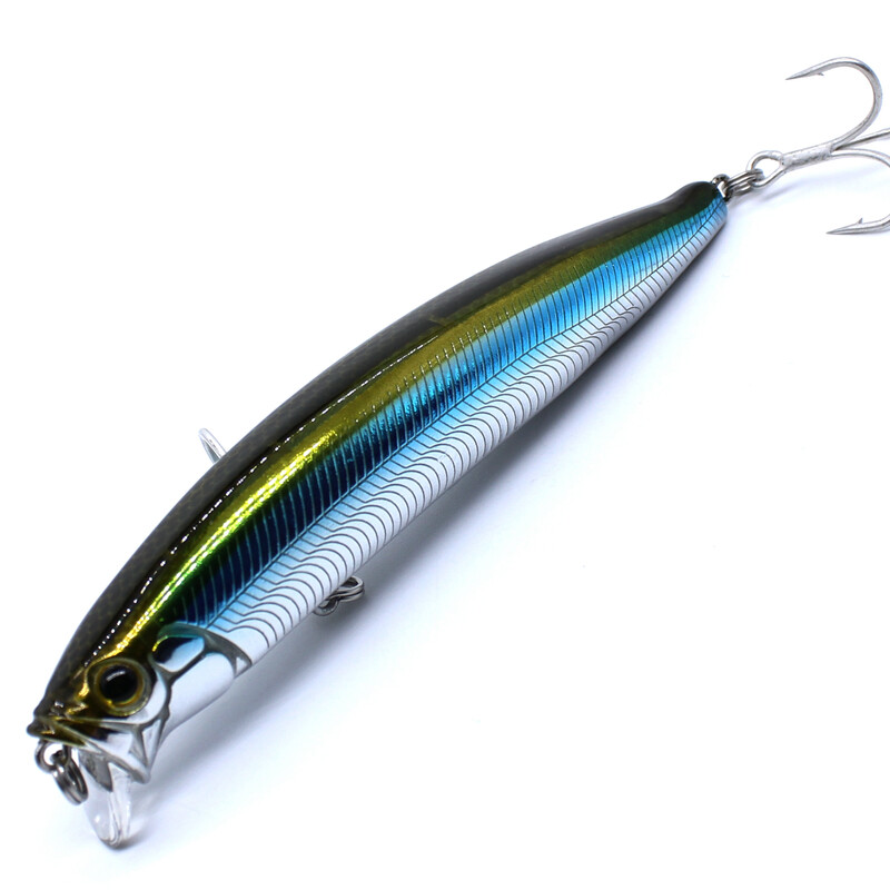 AOCLU Seabass Killer plūduriuojantis vobleris 105 mm 18g 0,1-0,5 m kietas masalas Minnow Jerk žvejybos masalas svorio perkėlimo ilgio užmetimo kabliukai