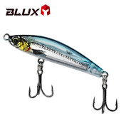 BLUX EXILE 50 grimstošs gravitācijas zīmulis Heavy Stick Makšķerēšanas māneklis 50MM 8G Sālsūdens bez lūpām Minnow Voblera cietās plastmasas ēsma