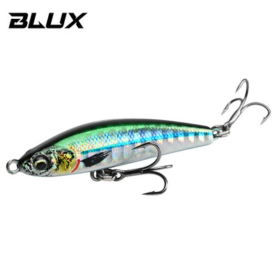 BLUX EXILE 50 grimstošs gravitācijas zīmulis Heavy Stick Makšķerēšanas māneklis 50MM 8G Sālsūdens bez lūpām Minnow Voblera cietās plastmasas ēsma