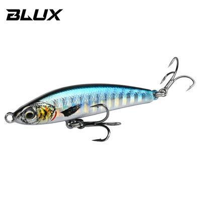 BLUX EXILE 50 grimstošs gravitācijas zīmulis Heavy Stick Makšķerēšanas māneklis 50MM 8G Sālsūdens bez lūpām Minnow Voblera cietās plastmasas ēsma