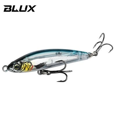 BLUX EXILE 50 grimstošs gravitācijas zīmulis Heavy Stick Makšķerēšanas māneklis 50MM 8G Sālsūdens bez lūpām Minnow Voblera cietās plastmasas ēsma