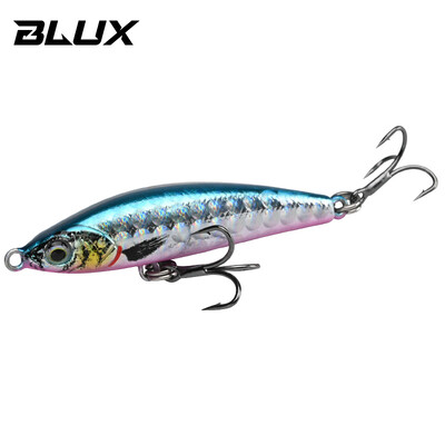 BLUX EXILE 50 grimstošs gravitācijas zīmulis Heavy Stick Makšķerēšanas māneklis 50MM 8G Sālsūdens bez lūpām Minnow Voblera cietās plastmasas ēsma