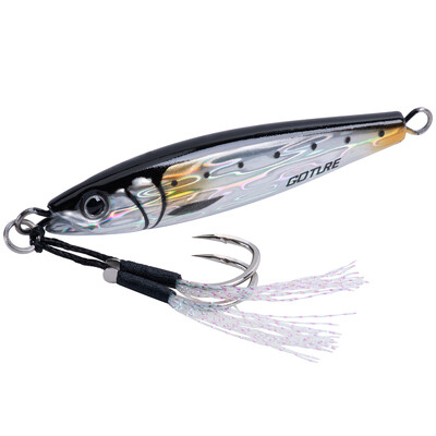 GOTURE 1kom Tonuća olovka mamac 60g 80g 100g 150g Tvrdi mamci Umjetni vobleri 3D Fisheye Bass Carp Ribolovni pribor Swimbait