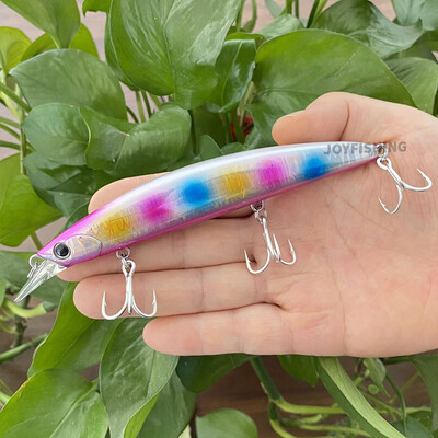 Plaukiojantis Minnow žvejybos masalas 130mm 25g Minnow vobleris pakrantėje Isca Pesca Casting Bass Lydekos karpių žvejybos plastikinis kietas masalas 9100