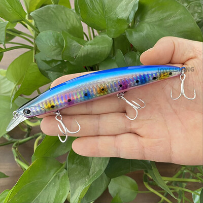 Plaukiojantis Minnow žvejybos masalas 130mm 25g Minnow vobleris pakrantėje Isca Pesca Casting Bass Lydekos karpių žvejybos plastikinis kietas masalas 9100