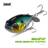 Kingdom Propeller Topwater Popper žvejybos masalas 35 mm 5,4 g vobleriai dirbtiniai kieti masalai upėtakiams lydekų ešerių plūduriuojantis pieštukas